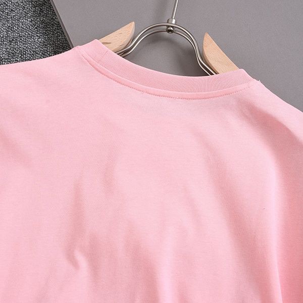 モンクレール コピー刺繍ロゴ コットン クルーネック Tシャツ mox95552